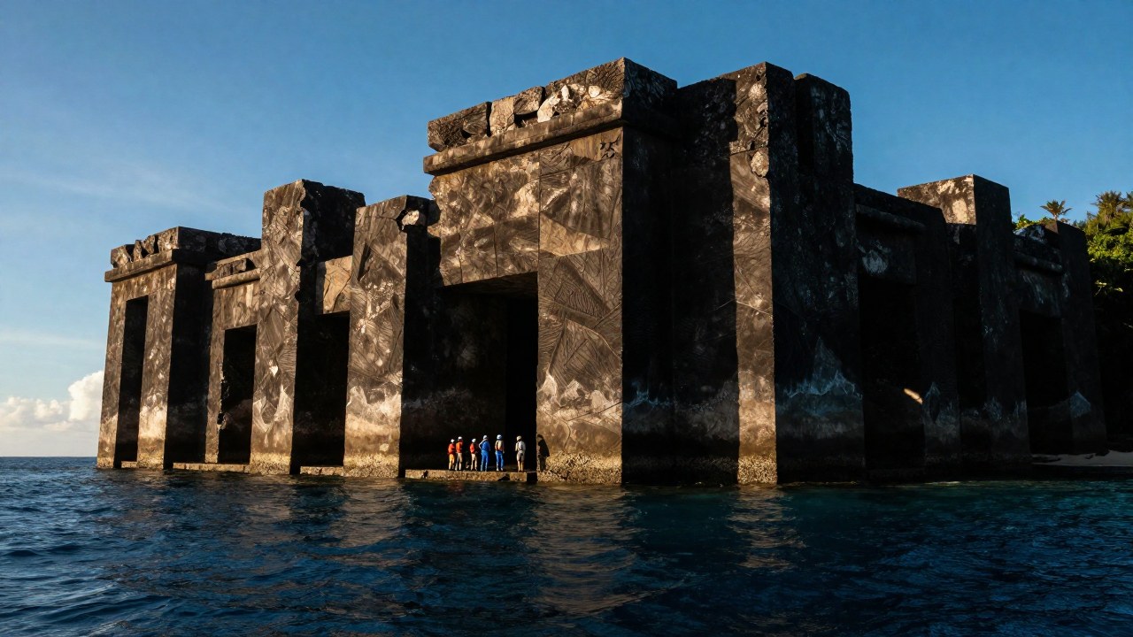 Investigadores documentan una masiva y compleja estructura megalítica en la costa tropical.